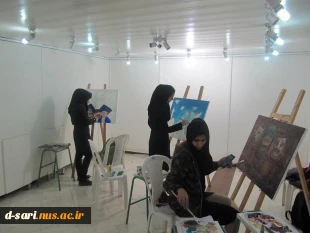 ورکشاپ-دانشجویان در حال کار