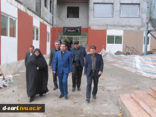 بازدید از ساختمان آموزشی نیمه کاره