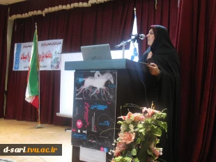 خوشامد گویی  خانم دکتر علوی ریاست دانشکده