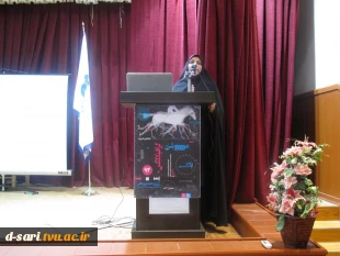 سخنرانی خانم دکتر علوی ریاست  دانشکده
