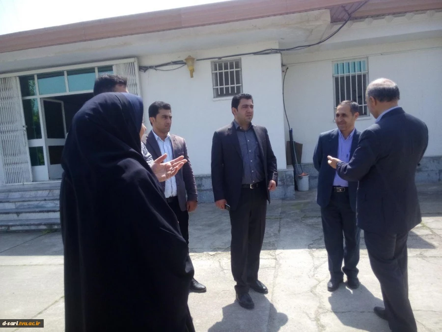 بازدید معاونت فضای سبز شهرداری ساری از مرکز