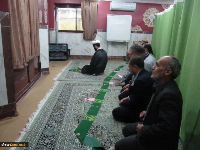 برگزاری مراسم ولادت باسعادت امیرالمومنین حضرت علی علیه السلام در نمازخانه دانشکده