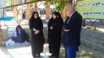 دیدار جانشین سازمان حفظ آثار شهدای انقلاب اسلامی با ریاست  دانشکده و بازدید از یادمان شهدای گمنام