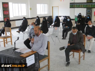 برگزاری مراسم سوگواری اربعین و قرائت زیارت عاشورا در آموزشکده قدسیه ساری 2