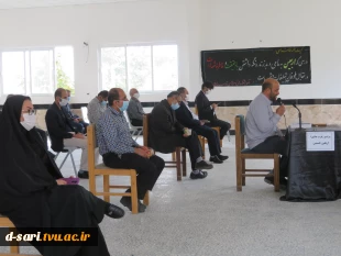 برگزاری مراسم سوگواری اربعین و قرائت زیارت عاشورا در آموزشکده قدسیه ساری 4