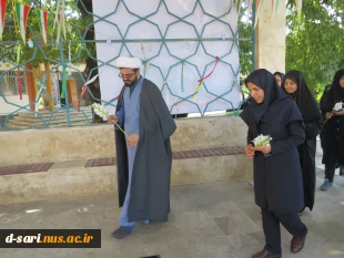 به مناسبت بزرگداشت هفته دفاع مقدس، برگزاری آیین غبارروبی و گل افشانی مزار شهدای گمنام آموزشکده ملی مهارت دختران ساری
 2
