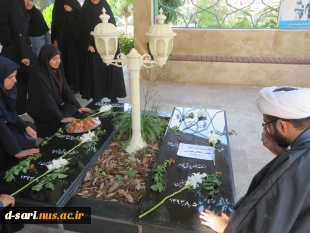 به مناسبت بزرگداشت هفته دفاع مقدس، برگزاری آیین غبارروبی و گل افشانی مزار شهدای گمنام آموزشکده ملی مهارت دختران ساری
 3