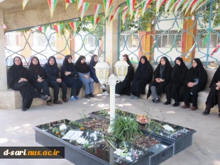 به مناسبت بزرگداشت هفته دفاع مقدس، برگزاری آیین غبارروبی و گل افشانی مزار شهدای گمنام آموزشکده ملی مهارت دختران ساری
 4