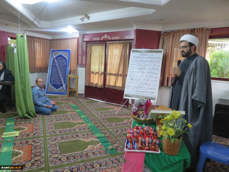برگزاری مراسم گرامیداشت عید مبعث رسول گرامی اسلام در  دانشگاه ملی مهارت واحد دختران ساری 

 3