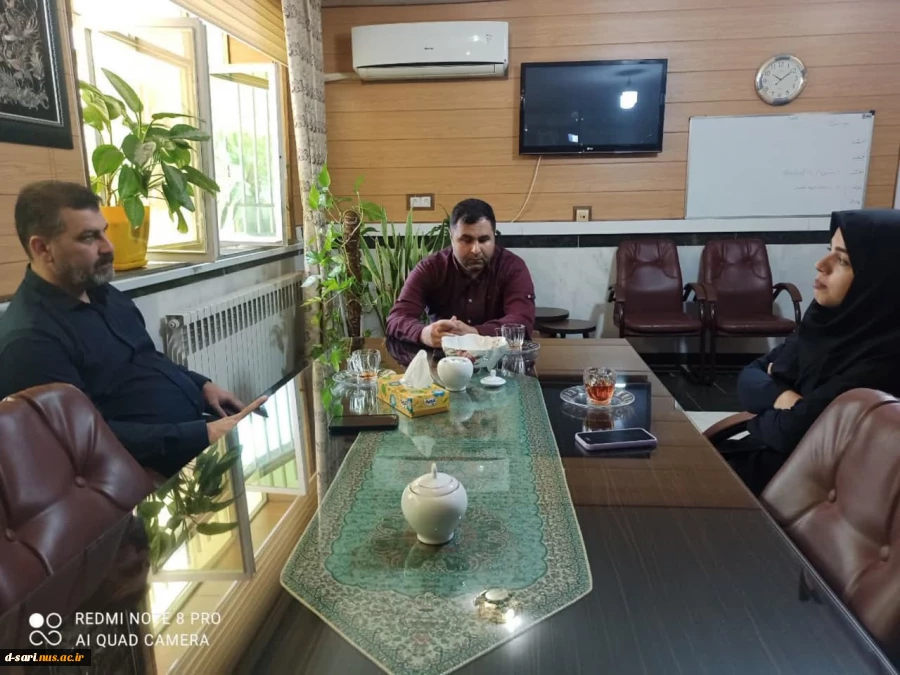 حضور و بازدید معاون اداری و مالی دانشگاه ملی مهارت استان مازندران از  آموزشکده ملی مهارت دختران ساری 

 2