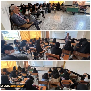 برگزاری کارگاه آموزشی تغذیه و رابطه آن با سیستم های انرژی در بدن در آموزشکده ملی مهارت دختران ساری به مناسبت هفته آموزش
