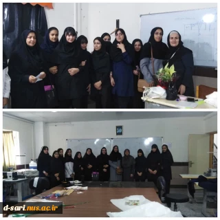 بازدید دانش آموزان هنرستان سلامت قائمشهر از آموزشکده ملی مهارت دختران ساری 