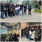 بازدید دانشجویان رشته مهندسی حرفه ای معماری، آموزشکده ملی مهارت واحد دختران ساری با همراهی مهندس نباتی استاد گروه معماری از مرکز فرهنگی هنری دی دی.