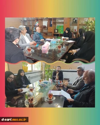  نشست  و هم اندیشی مسئولین امر به معروف و نهی از منکر شهرستان ساری  با مسئولین آموزشکده ملی مهارت دختران ساری 
