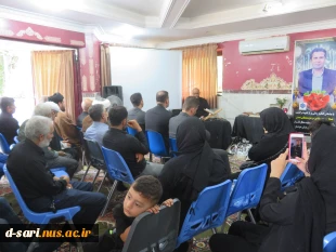 برگزاری مراسم یادبود زنده یاد مصطفی نعمتی با حضور مسئولان دانشگاه 

 7