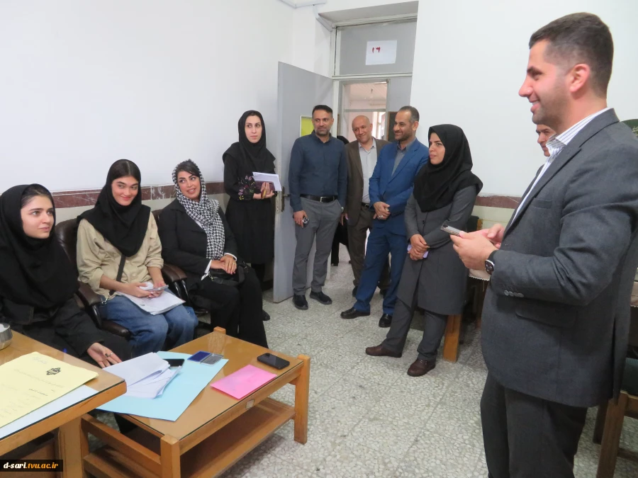 بازدید رییس دانشگاه ملی مهارت استان مازندران ازروند ثبت نام دانشجویان نوورود آموزشکده ملی مهارت دختران ساری 

 3