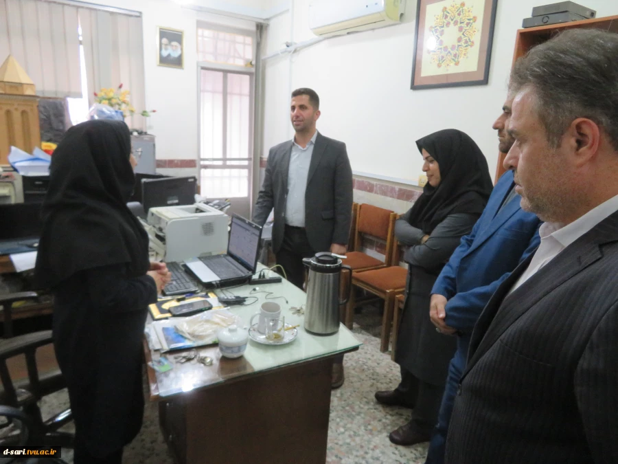 بازدید رییس دانشگاه ملی مهارت استان مازندران ازروند ثبت نام دانشجویان نوورود آموزشکده ملی مهارت دختران ساری 

 6