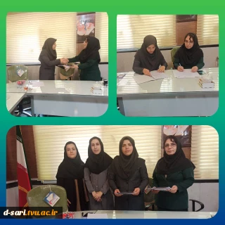 امضاء تفاهم نامه آموزشکده ملی مهارت دختران ساری با شرکت ایمن ترازگر نوین کاسپین