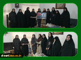 دیدار جمعی از مسئولین آموزشکده ملی مهارت دختران ساری  با خانواده شهید باکویی از شهدای جنگ ۱۲ روزه