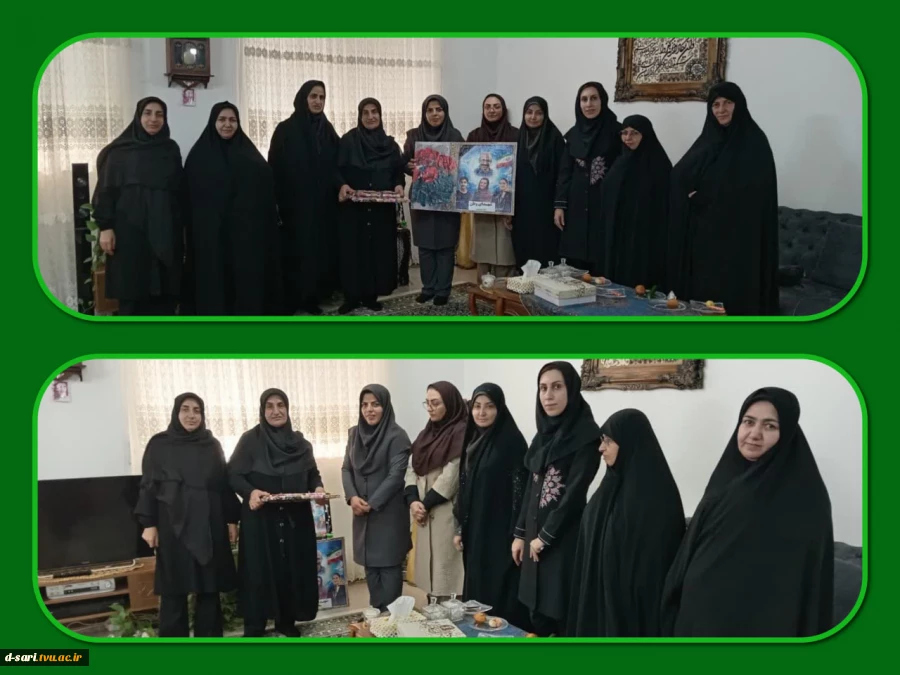 دیدار جمعی از مسئولین آموزشکده ملی مهارت دختران ساری  با خانواده شهید باکویی از شهدای جنگ ۱۲ روزه
 2