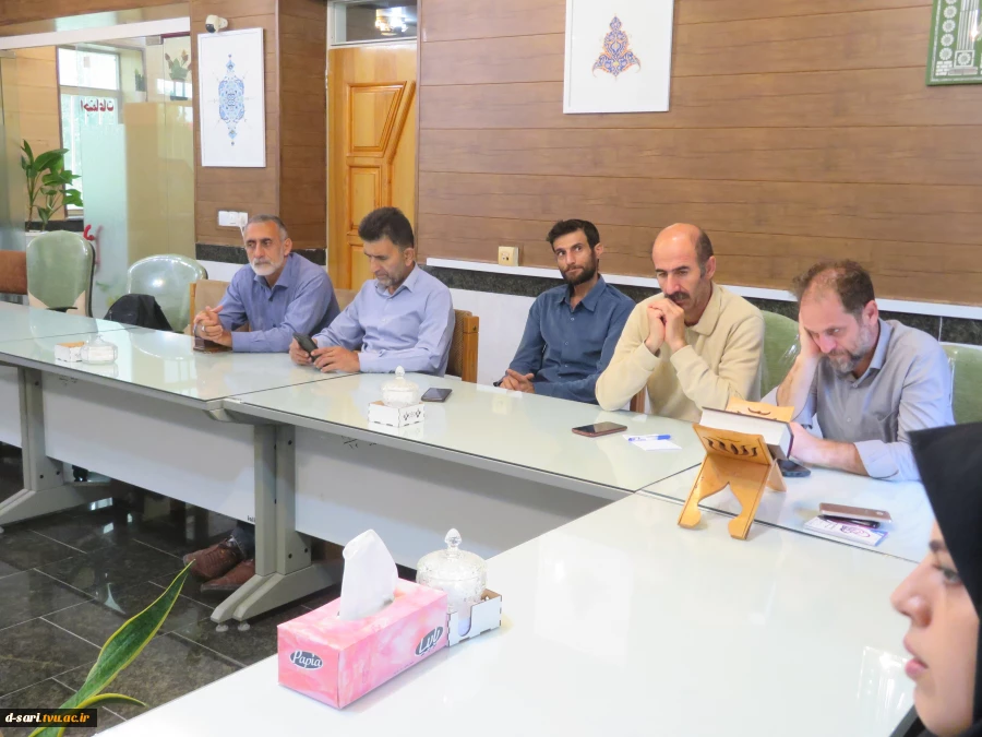 برگزاری جسله شورای اداری  در آموزشکده ملی مهارت دختران ساری با حضور سرپرست نهاد نمایندگی مقام معظم رهبری در دانشگاه ملی مهارت استان

 3