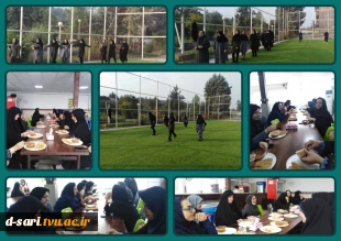 به مناسبت هفته تربیت بدنی، مسابقات سالنی ویژه دانشجویان در زمین چمن مصنوعی آموزشکده ملی مهارت دختران ساری برگزار شد. 2