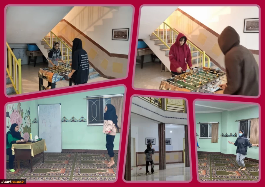 به مناسبت هفته تربیت بدنی، مسابقات سالنی ویژه دانشجویان در زمین چمن مصنوعی آموزشکده ملی مهارت دختران ساری برگزار شد. 3