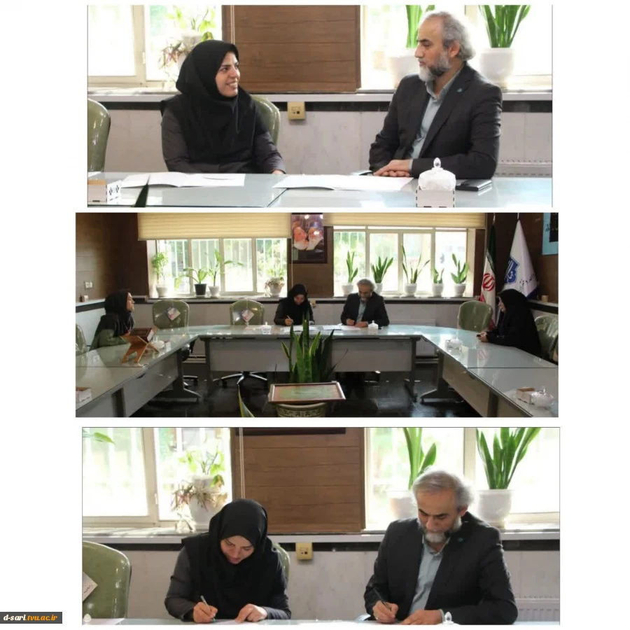 انعقاد تفاهم نامه همکاری فی مابین آموزشکده ملی مهارت دختران ساری و حوزه هنری انقلاب مازندران  2