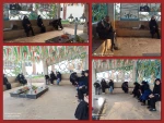 مراسم قرائت زیارت عاشورا در جوار شهدای گمنام آموزشکده ملی مهارت دختران ساری به مناسبت سالگرد تدفین این شهدای عزیز
 2