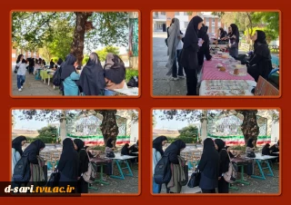 برگزاری بازارچه سه شنبه های کارآفرینی  دانشجویی در محوطه آموزشکده ملی مهارت دختران ساری