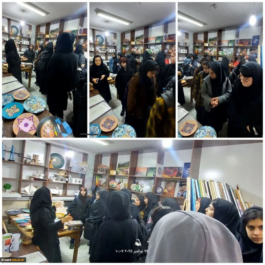 بازدید دانش آموزان "هنرستان شاهد بنت‌الهدی قائمشهر" از آموزشکده ملی مهارت دختران ساری 2