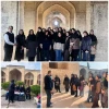 بازدید دانشجویان رشته معماری دانشکده ملی مهارت دختران ساری از مجموعه تاریخی فرح آباد ساری 2