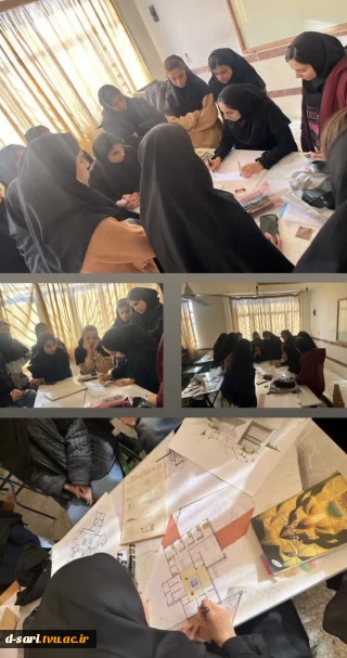 برگزاری کارگاه "طراحی پلان در اسکیس در آموزشکده ملی مهارت دختران ساری