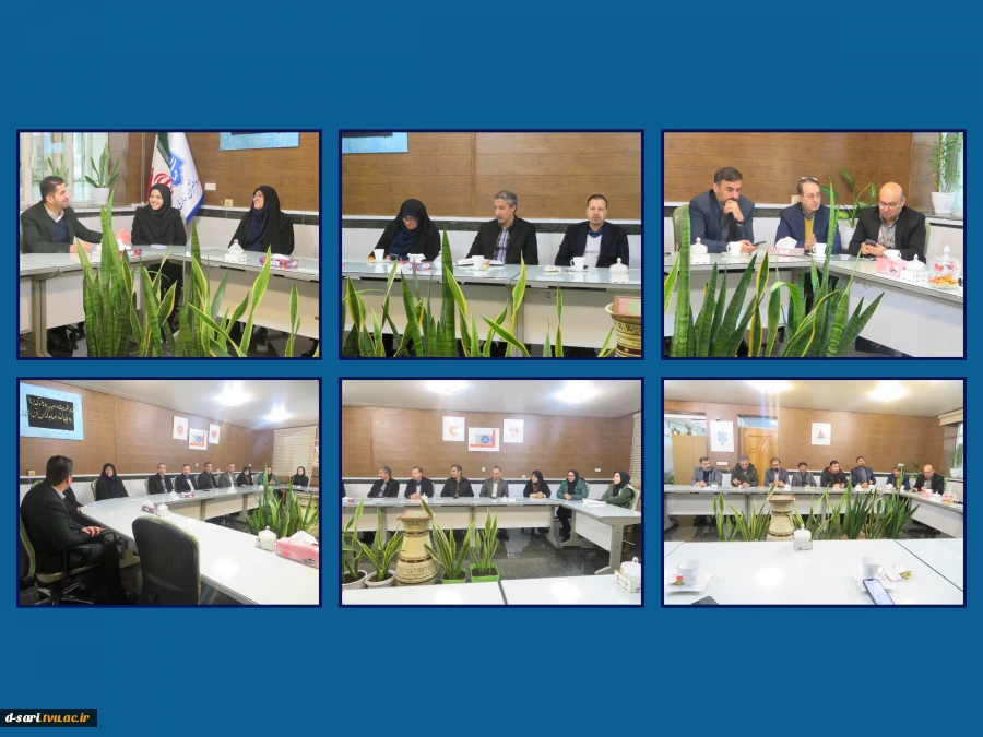 بازدید هیات عالی دانشگاه ملی مهارت کشور از دانشکده ملی مهارت دختران ساری زیر بارش باران 2