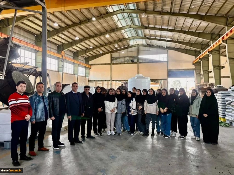 بازدید دانشجویان رشته حسابداری آموزشکده دختران ساری از شرکت آیینه طبرستان  2