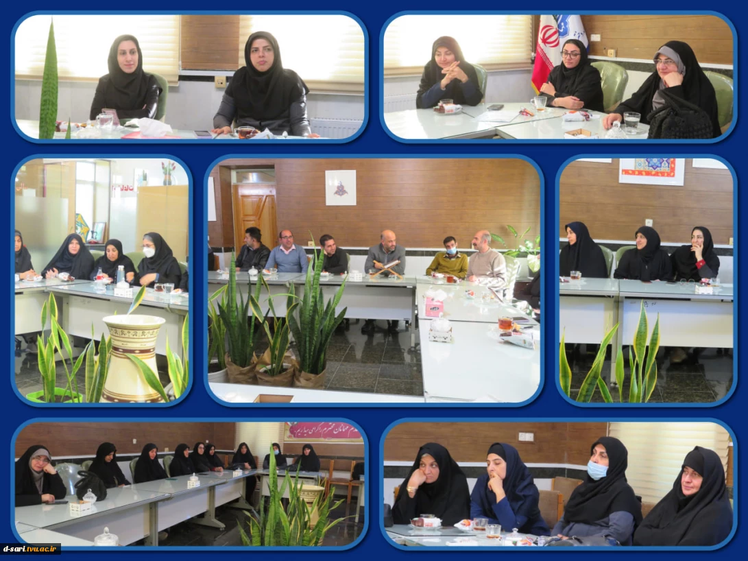 تجلیل و تکریم  از کارکنان مرد به مناسبت گرامیداشت روز مرد و مقام پدر در آموزشکده ملی مهارت دختران ساری