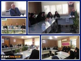 نشست هم اندیشی با موضوع  ""بصیرت و مقاومت با زره ولایت"" در آموزشکده ملی مهارت دختران ساری  