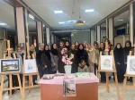 برگزاری نمایشگاه آثار دانشجویان رشته نقاشی آموزشکده دختران ساری در سالن اداره فرهنگ و ارشاد اسلامی  2
