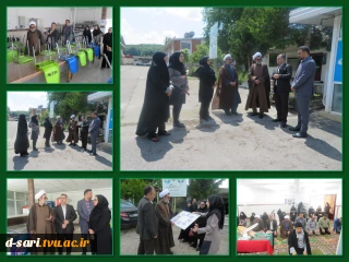 بازدید مسئول نهاد نمایندگی مقام معظم رهبری در دانشگاه ملی مهارت از آموزشکده ملی مهارت دختران ساری
