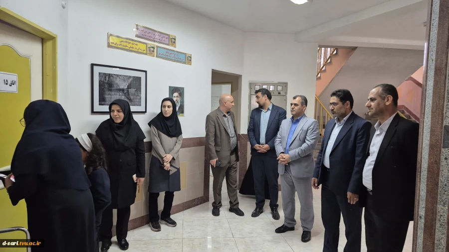 بازدیداز معاون فرهنگی و دانشجویی دانشگاه ملی مهارت از آموزشکده ملی مهارت دختران ساری  3