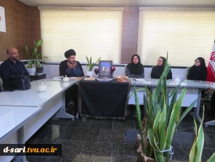 برگزاری مراسم گرامیداشت رهبر شهید انقلاب در آمزشکده ملی مهارت دختران ساری   2