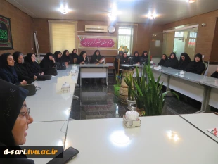 برگزاری مراسم گرامیداشت رهبر شهید انقلاب در آمزشکده ملی مهارت دختران ساری   4