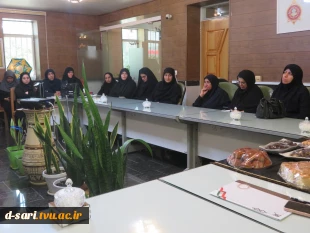 برگزاری مراسم گرامیداشت رهبر شهید انقلاب در آمزشکده ملی مهارت دختران ساری   5