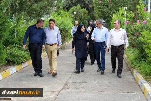 بازدید مدیرکل دفتر امور فنی و نظارت دانشگاه ملی مهارت از روند ساخت سالن ورزشی آموزشکده ملی مهارت دختران ساری  3