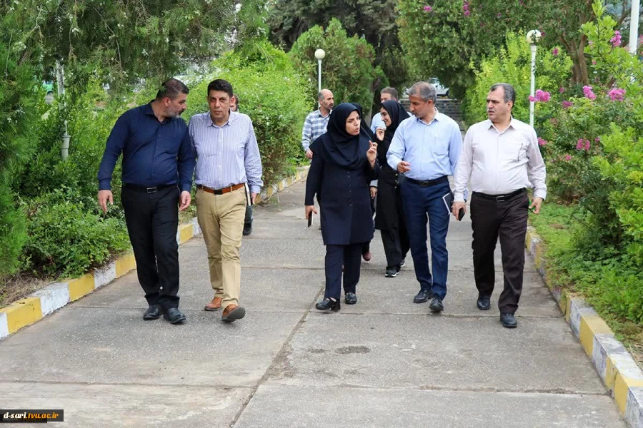 بازدید مدیرکل دفتر امور فنی و نظارت دانشگاه ملی مهارت از روند ساخت سالن ورزشی آموزشکده ملی مهارت دختران ساری  3